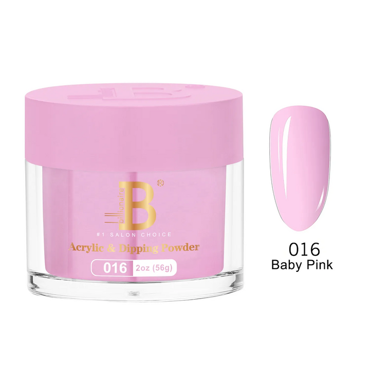 Billionaire Dip Acrylic Powder - Imperial Collection - Baby Pink (016)