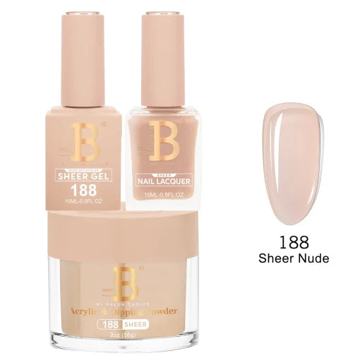 Billionaire Trio Matching Set - Imperial Collection - Sheer Nude (188)
