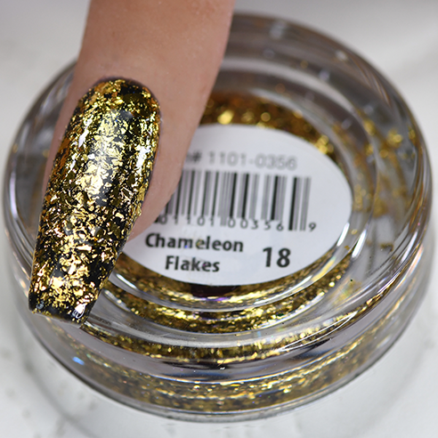 Cre8tion Nail Art Effect Flakes 0.5g - Chameleon Flakes C18