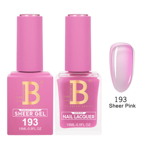 Billionaire Duo Matching Set - Imperial Collection - Sheer Pink (193)