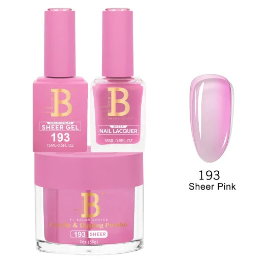 Billionaire Trio Matching Set - Imperial Collection - Sheer Pink (193)