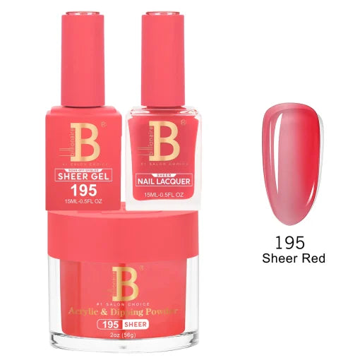 Billionaire Trio Matching Set - Imperial Collection - Sheer Red (195)