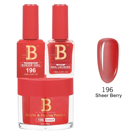 Billionaire Trio Matching Set - Imperial Collection - Sheer Berry (196)