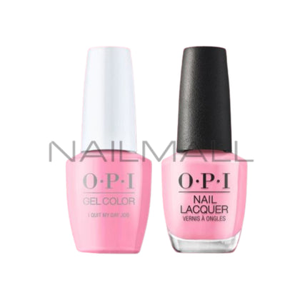 OPI	Summer 2023	Summer Makes the Rules	Gel Duo	Matching Gelcolor and Nail Polish	I Quit My Day Job	P001