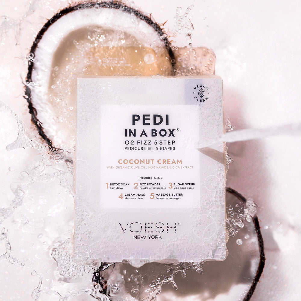 Voesh Pedi in a Box 5 Step | Disposable Spa Pedicure Kit