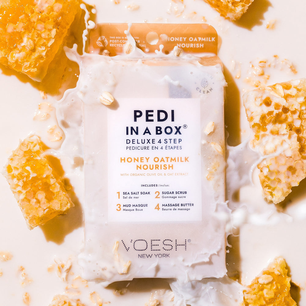 Voesh Pedi in a Box 4 Step | Disposable Spa Pedicure Kit