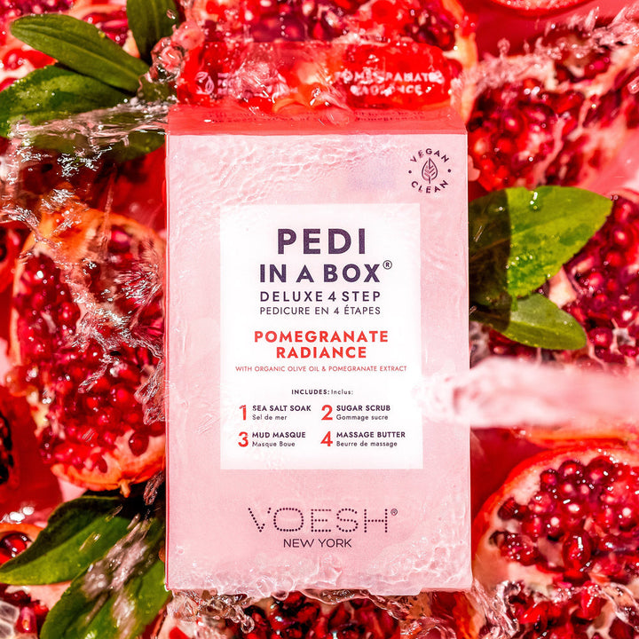 Voesh Pedi in a Box 4 Step | Disposable Spa Pedicure Kit