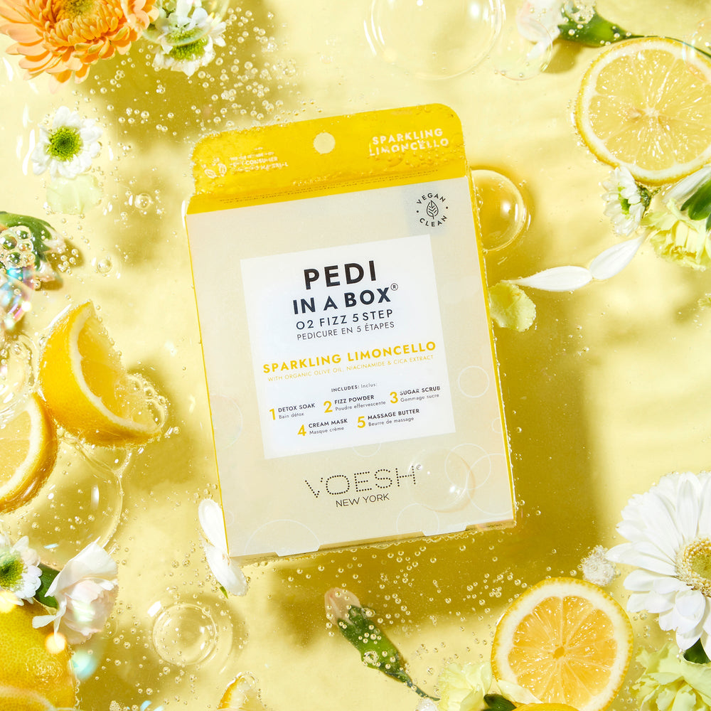 Voesh Pedi in a Box 5 Step | Disposable Spa Pedicure Kit