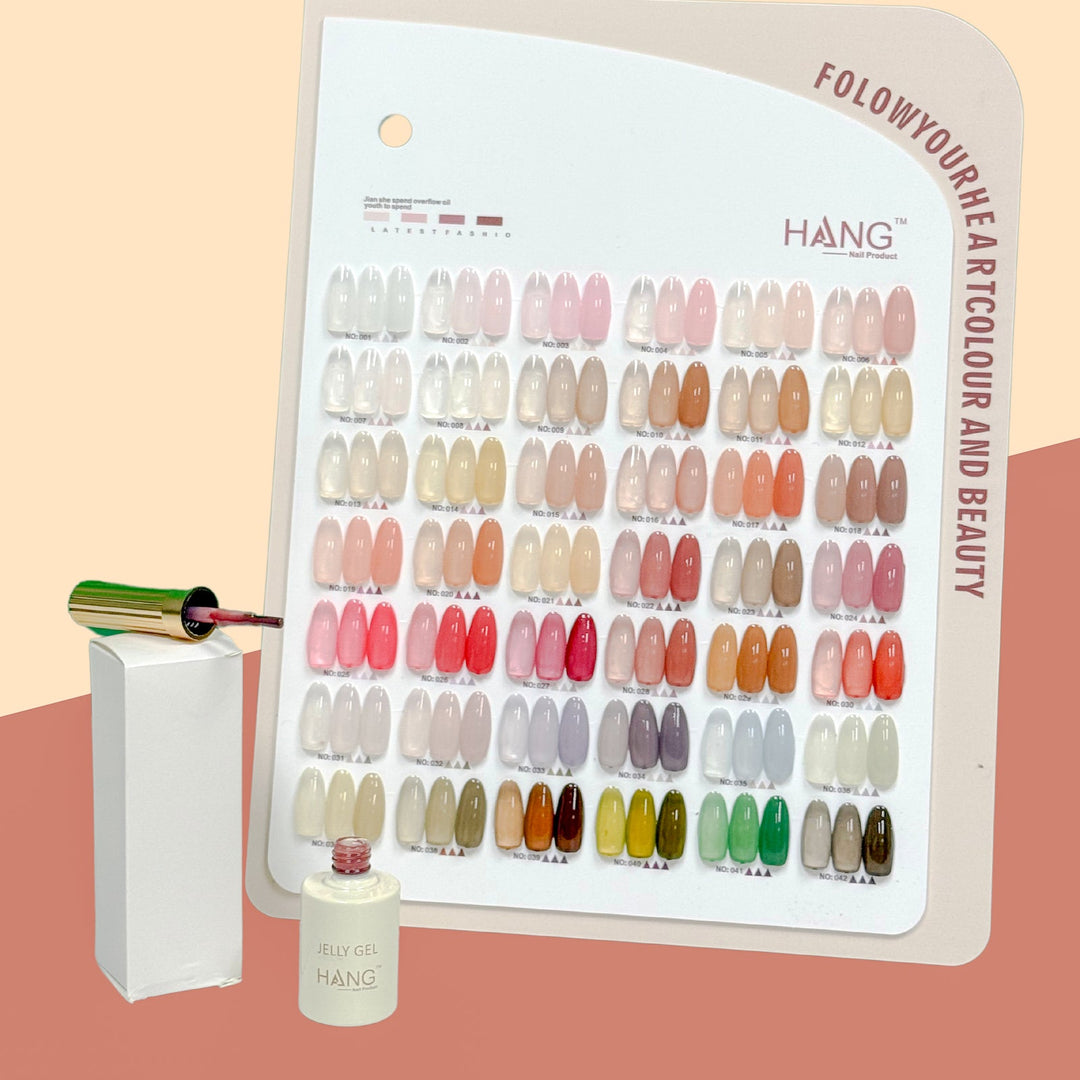Hang Nail Products - Jelly Gel Full Collection 42 Colors & Display