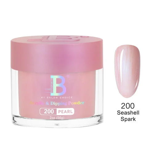 Billionaire Dip Acrylic Powder - Imperial Collection - Seashell Spark (200)