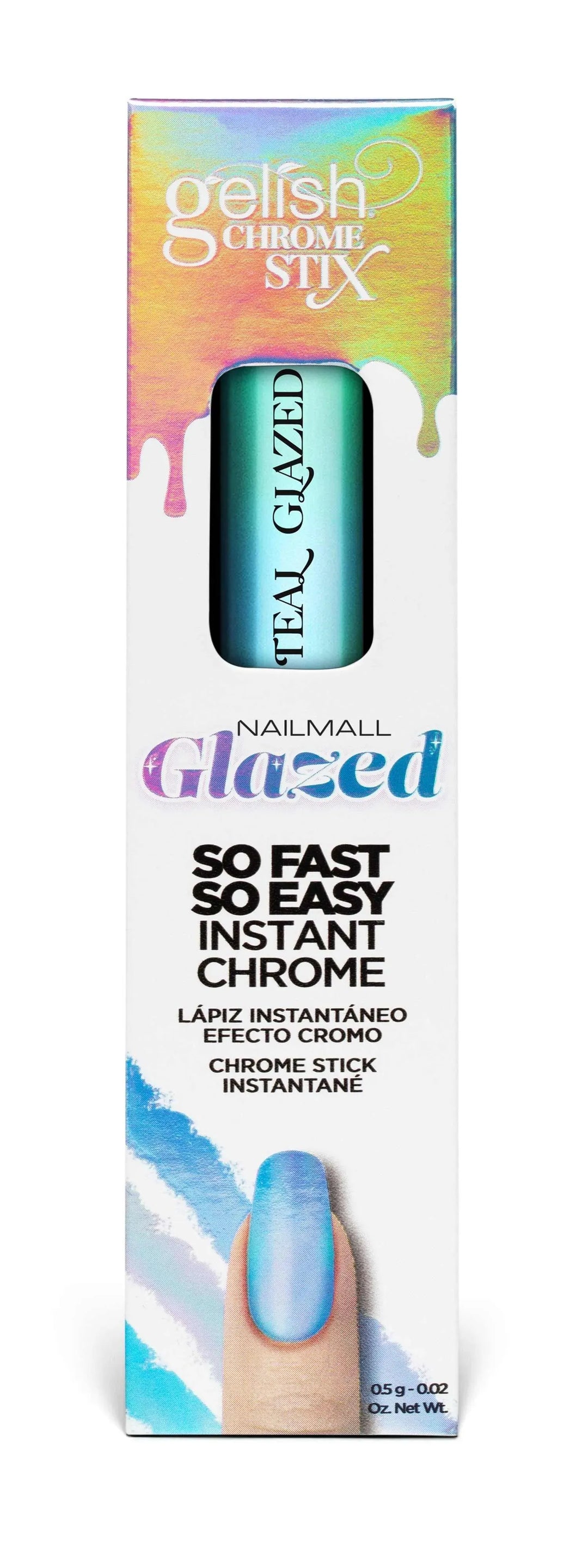 Gelish	Chrome Stix	Teal Glazed	1168405