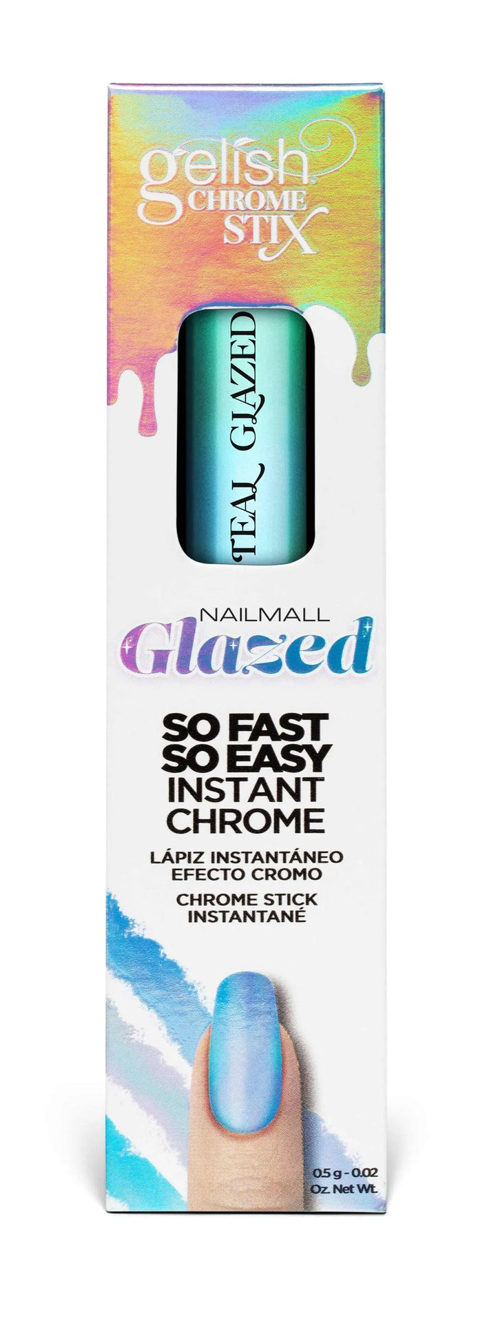 Gelish	Chrome Stix	Teal Glazed	1168405