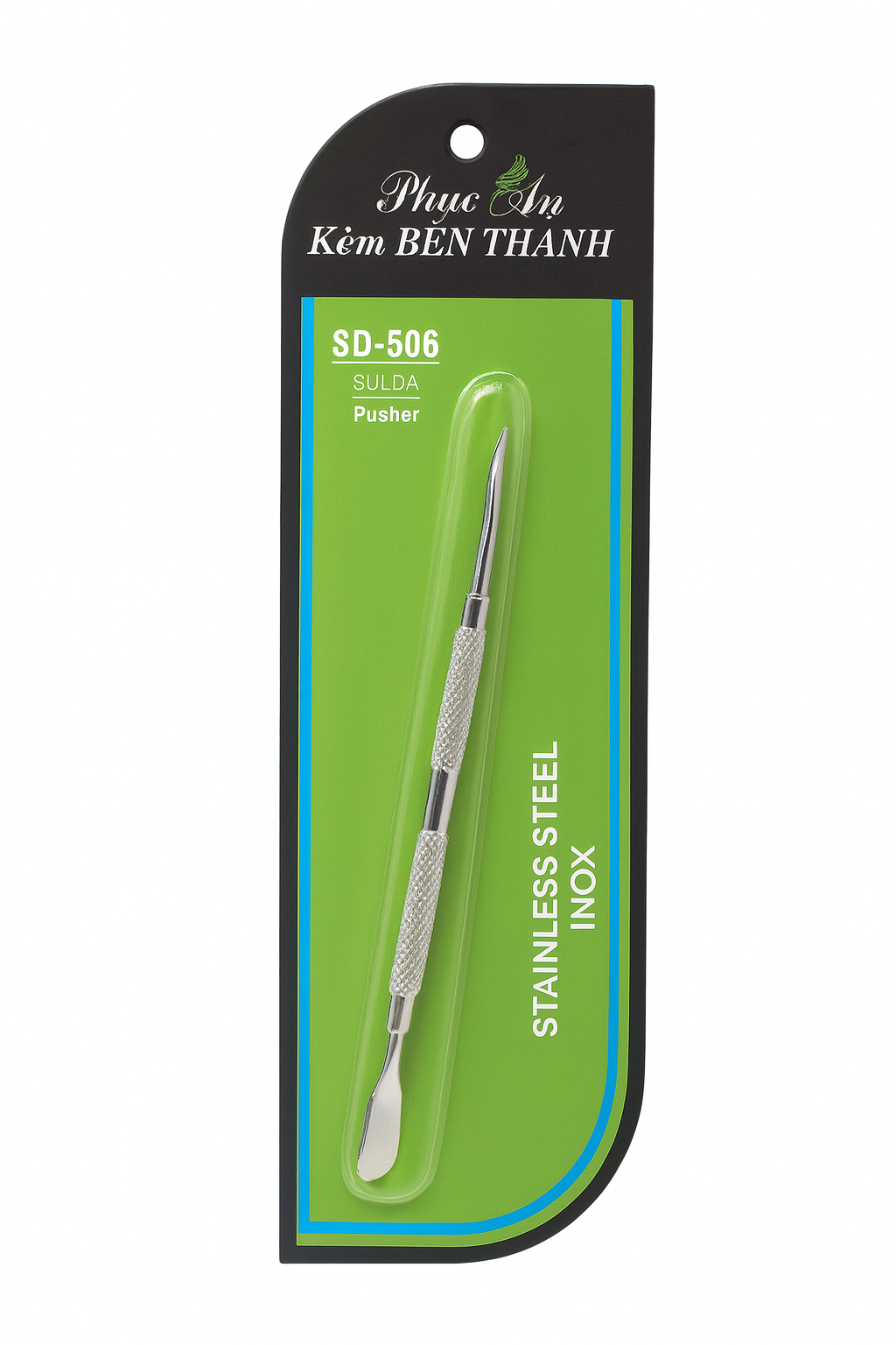 Ben Thanh Stainless Steel Cuticle Pusher – Dual-Ended Professional Tool (SD-506)