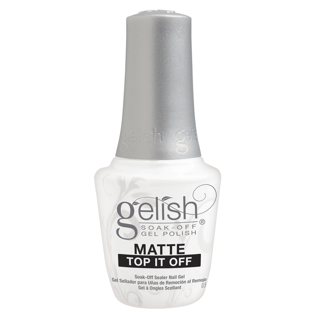 Gelish Matte Top It Off Gel 0.5 oz | Matte Gel Top Coat
