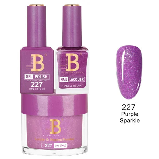 Billionaire Trio Matching Set - Imperial Collection - Purple Sparkle (227)