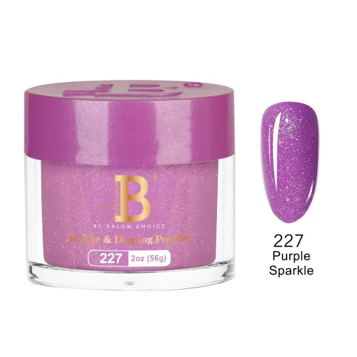 Billionaire Dip Acrylic Powder - Imperial Collection - Purple Sparkle (227)