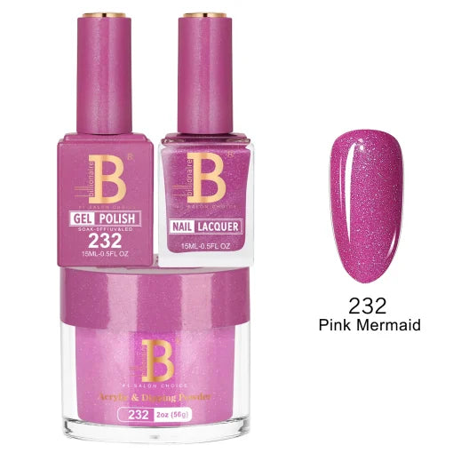 Billionaire Trio Matching Set - Imperial Collection - Pink Mermaid (232)