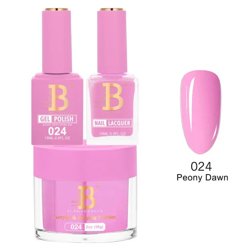 Billionaire Trio Matching Set - Imperial Collection - Peony Dawn (024)