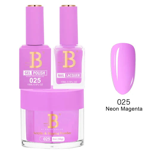 Billionaire Trio Matching Set - Imperial Collection - Neon Magenta (025)