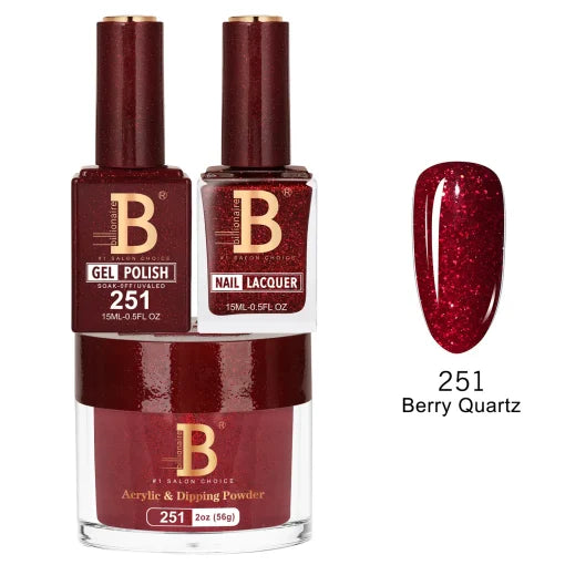Billionaire Trio Matching Set - Imperial Collection - Berry Quartz (251)