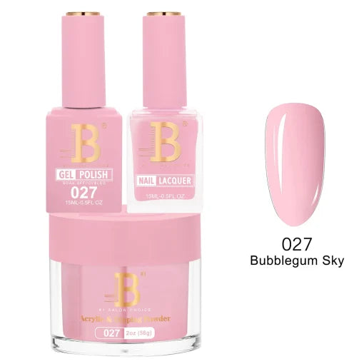 Billionaire Trio Matching Set - Imperial Collection - Bubblegum Sky (027)