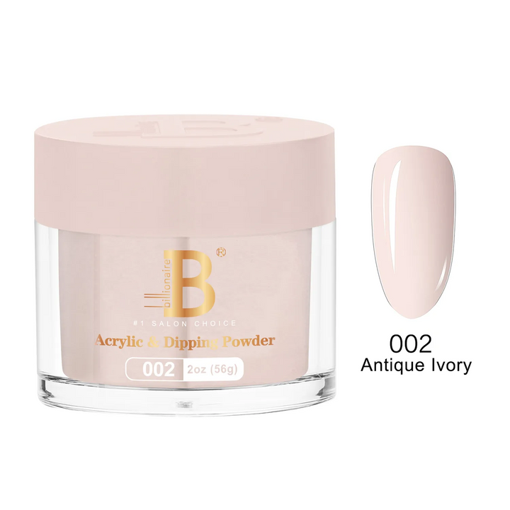 Billionaire Dip Acrylic Powder - Imperial Collection - Antique Ivory (002)
