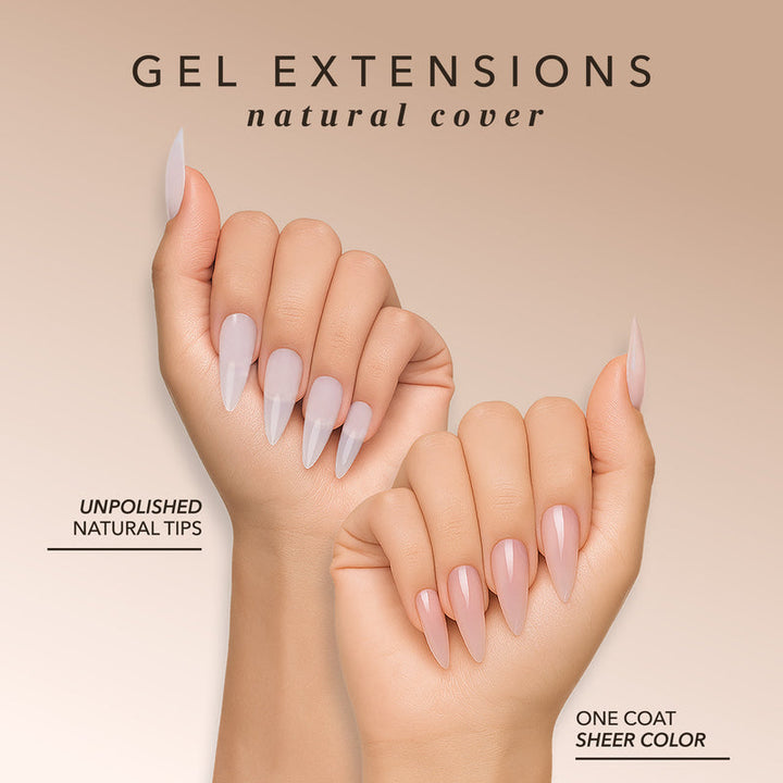Kiara Sky Natural Gel Extensions - Round (504 pcs.) 14 Sizes Nail Tips