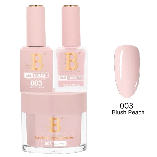 Billionaire Trio Matching Set - Imperial Collection - Blush Peach (003)