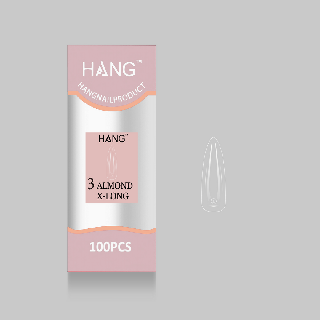 Hang Nail Products - Premium Tip Refill (Almond Extra Long) - 100 pcs.