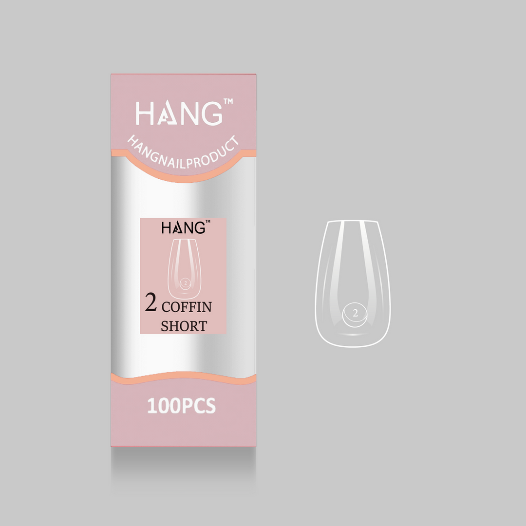 Hang Nail Products - Premium Tip Refill (Coffin Short) - 100 pcs.