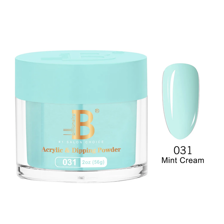 Billionaire Dip Acrylic Powder - Imperial Collection - Mint Cream (031)