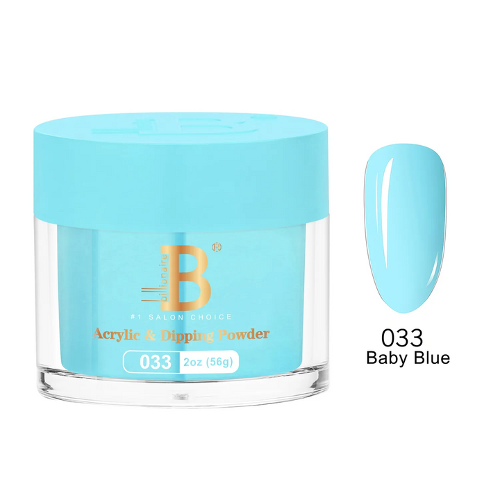 Billionaire Dip Acrylic Powder - Imperial Collection - Baby Blue (033)
