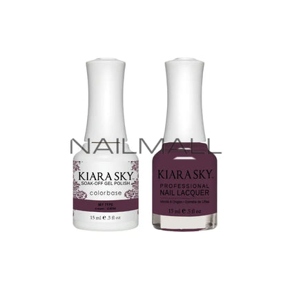 Kiara Sky	All in One	Gel Duo	Matching Gel and Nail Polish	My Type	5038