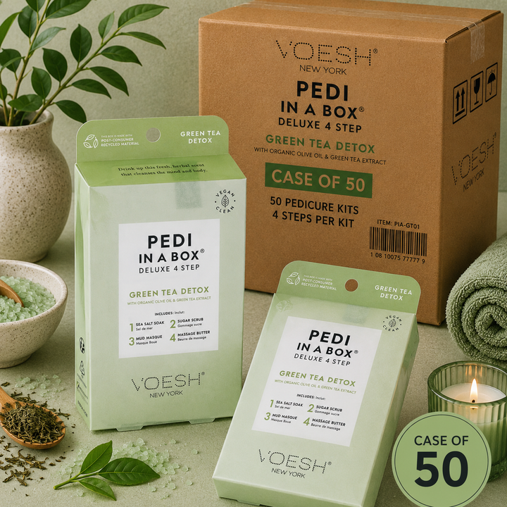 Voesh Pedi in a Box 4 Step | Disposable Spa Pedicure Kit