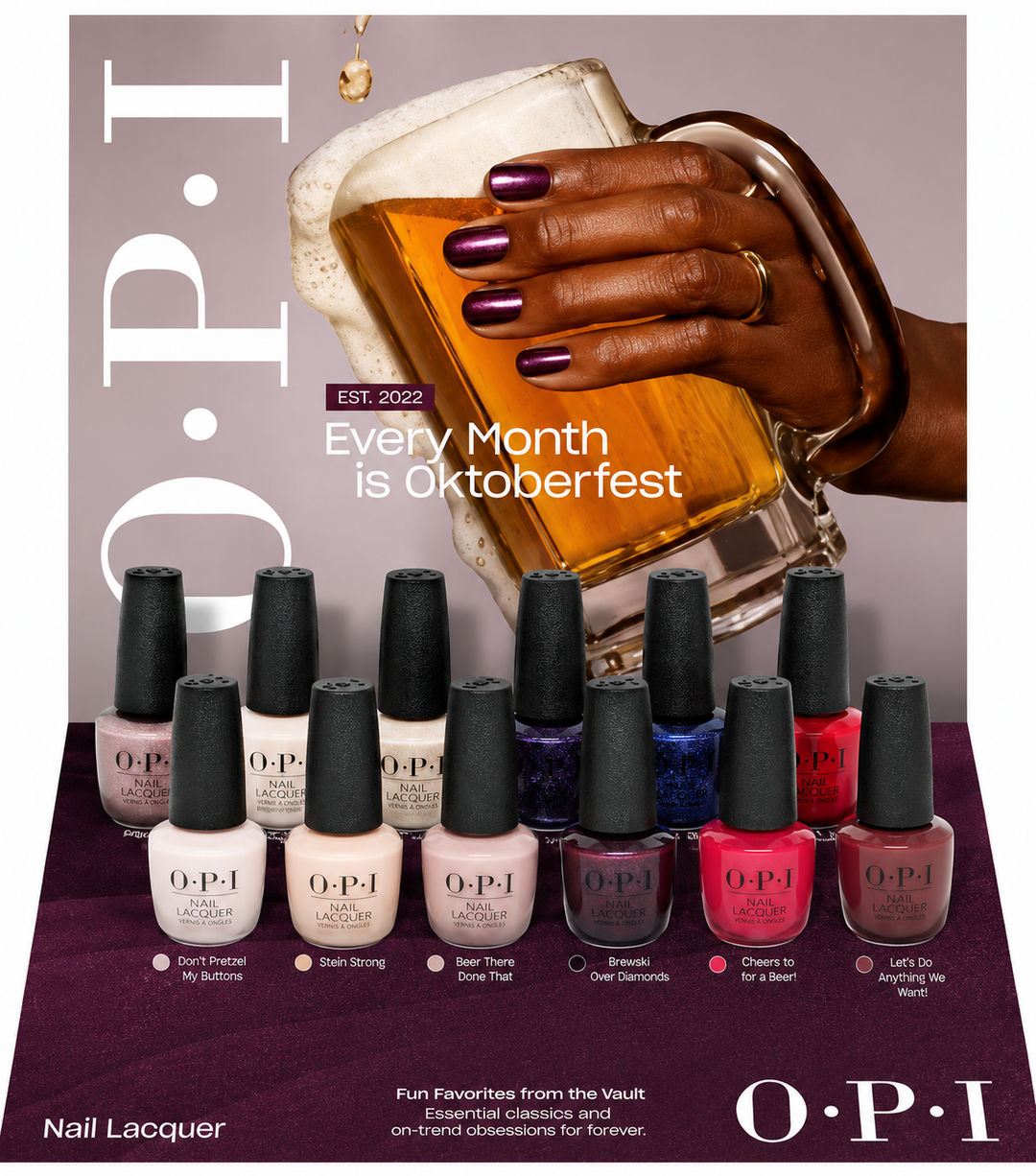 OPI Nail Lacquer Polish Collection | OPI's Most Requested Fall 2026 Collection (12 Shades Bundle)