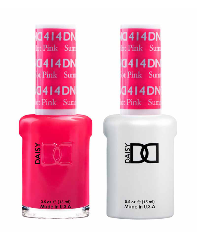 Summer Hot Pink #414 - Daisy DND Matching Gel Duo Set
