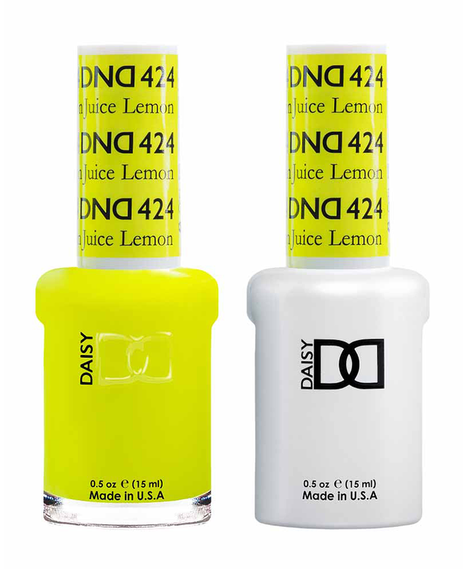 Lemon Juice #424 - Daisy DND Matching Gel Duo Set