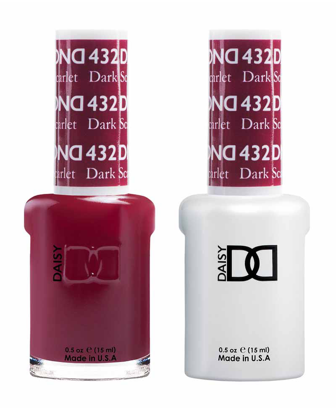 Dark Scarlet #432 - Daisy DND Matching Gel Duo Set
