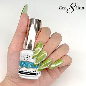 Cre8tion Cat Eye Soak Off Gel - 43