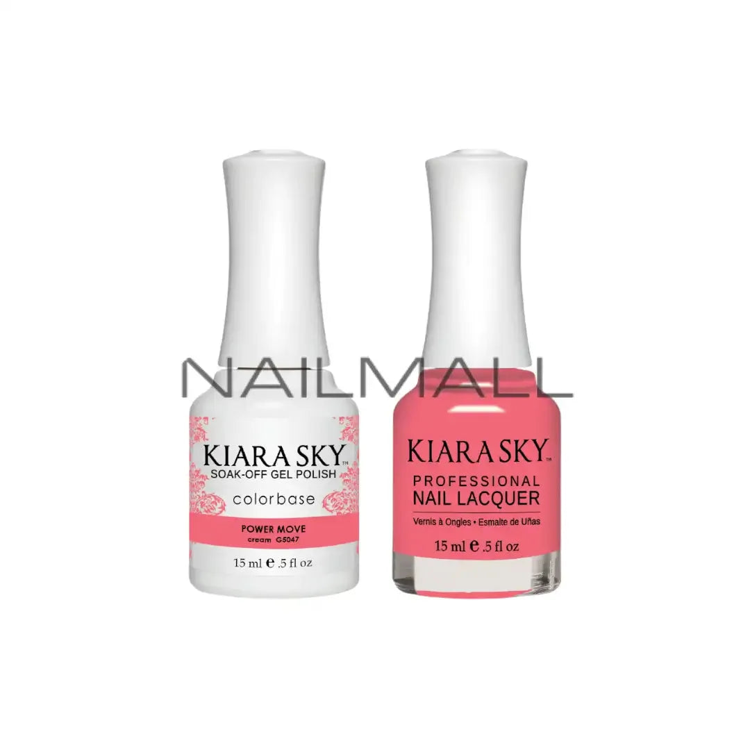 Power Move	5047 - Kiara Sky	All in One	Gel Duo	Matching Gel and Nail Polish