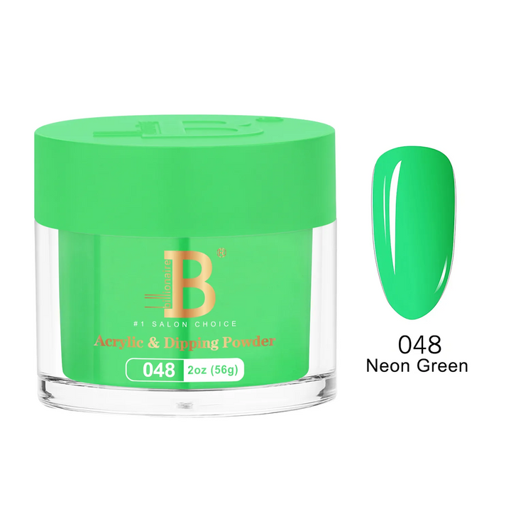 Billionaire Dip Acrylic Powder - Imperial Collection - Neon Green (048)