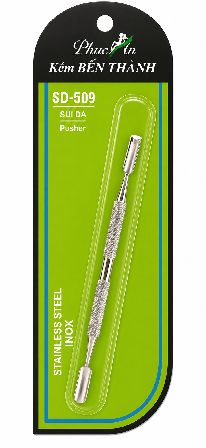 Ben Thanh Stainless Steel Cuticle Pusher – Dual-Ended Professional Tool (SD-509)