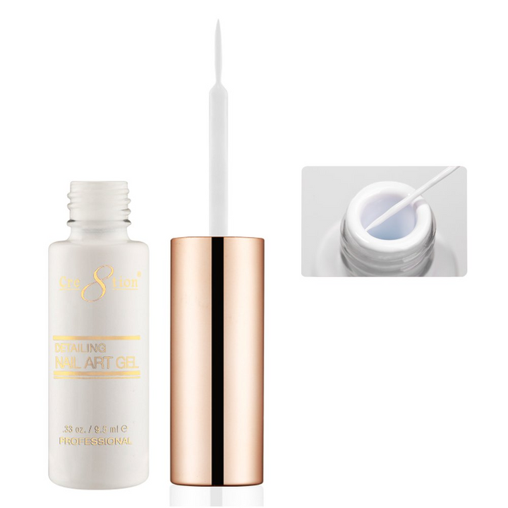 Cre8tion Detailing Nail Art Gel - Pastel Collection (18 Colors)