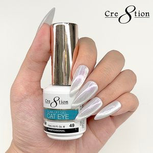 Cre8tion Cat Eye Soak Off Gel - 49