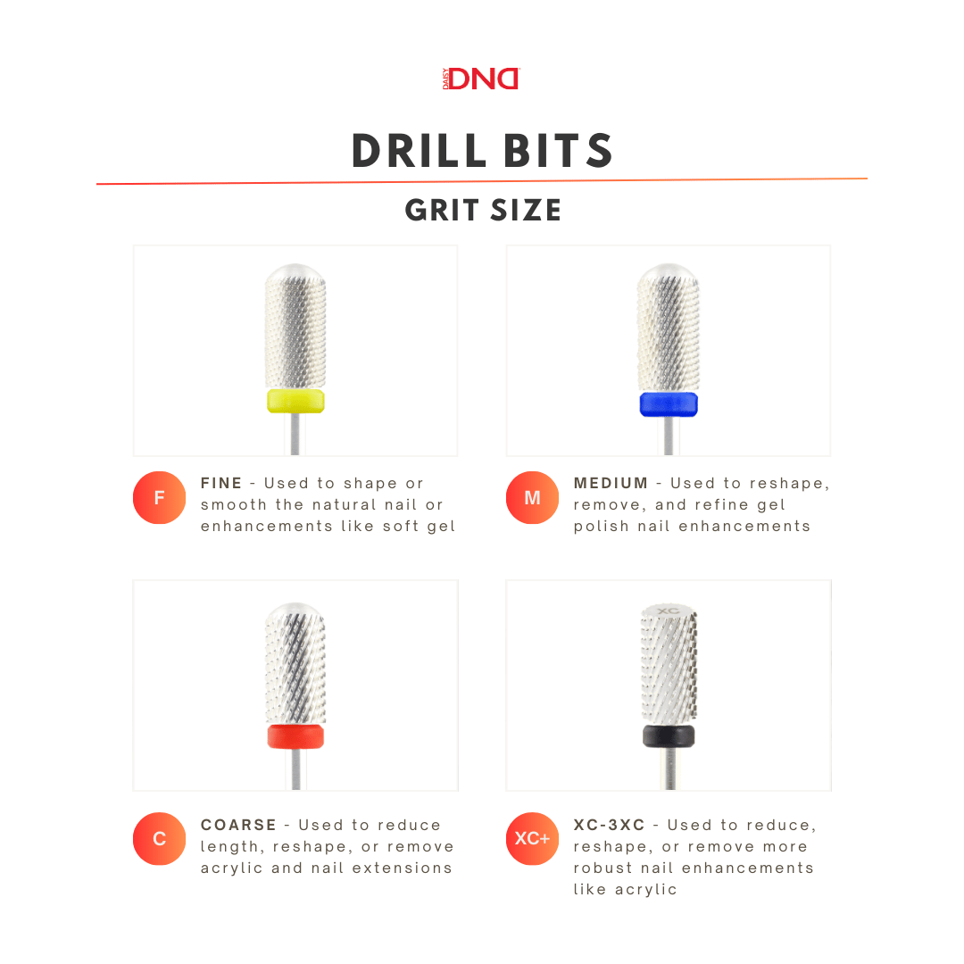 DND Ball Shape Silver Carbide Drill Bit – Cuticle & Skin Cleanup (3/32")