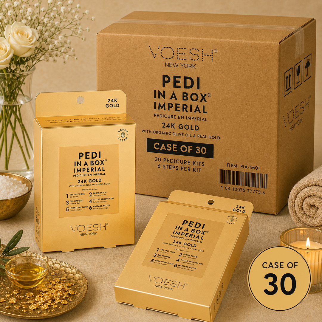 Voesh Pedi in a Box 6 Step | Disposable Spa Pedicure Kit