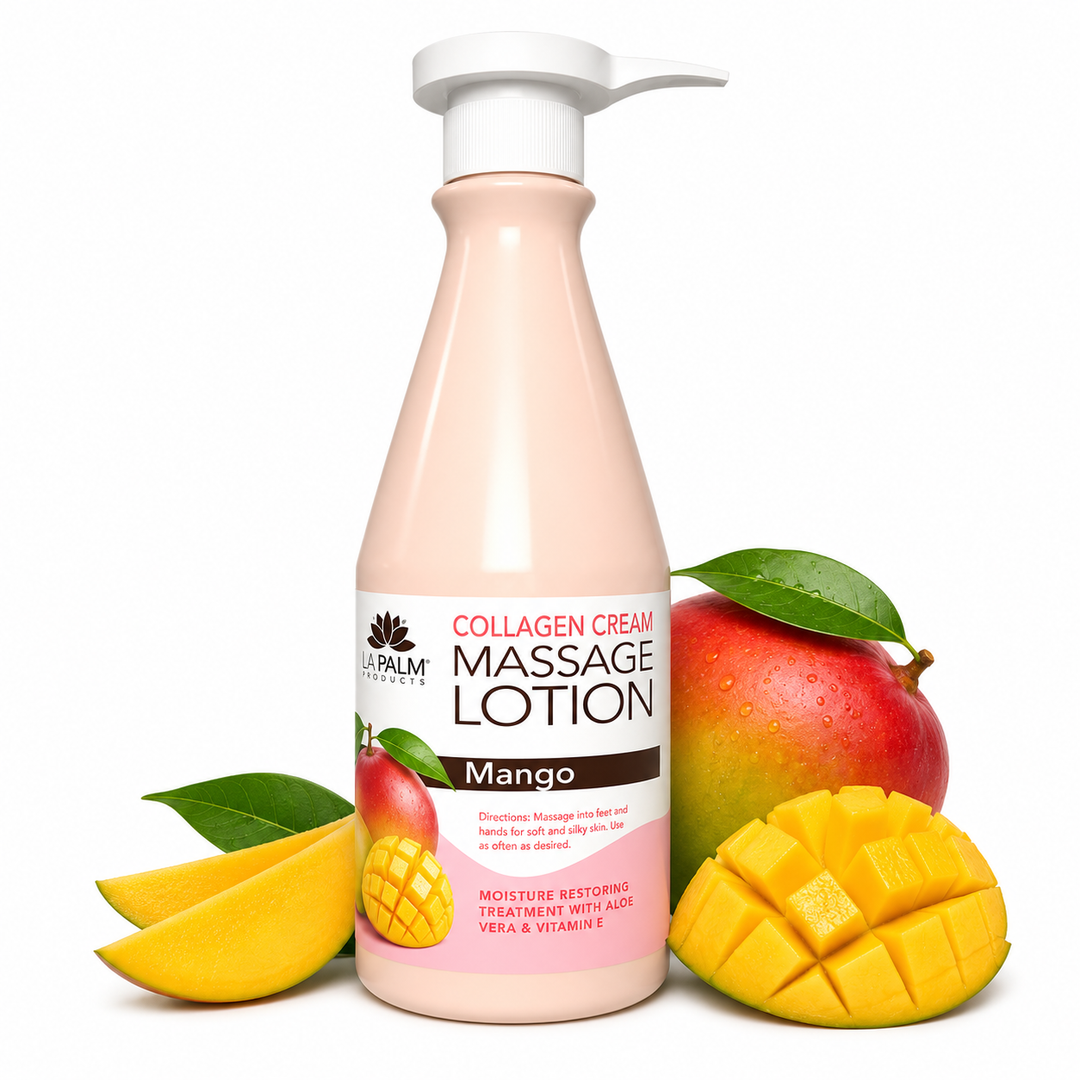 La Palm 2-in-1 Massage Lotion with Collagen | Salon & Spa Formula