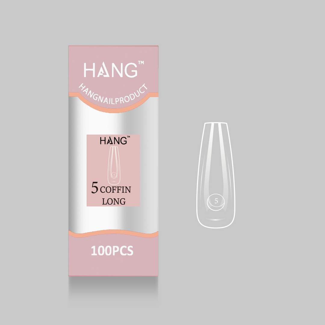 Hang Nail Products - Premium Tip Refill (Coffin Long) - 100 pcs.
