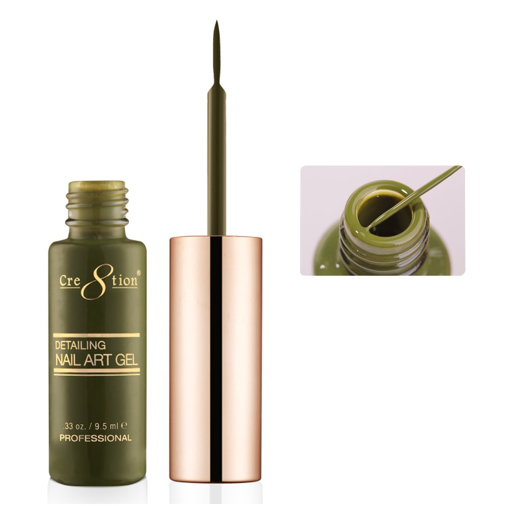 Cre8tion Detailing Nail Art Gel - Primary Collection (18 Colors)