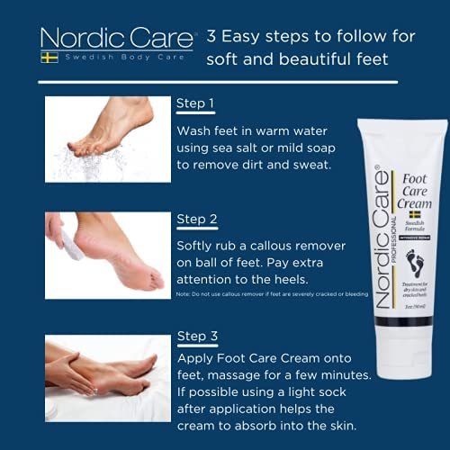 Nordic Care Foot Cream | Deep Moisturizing Foot Cream – 3oz, 6oz & 32oz